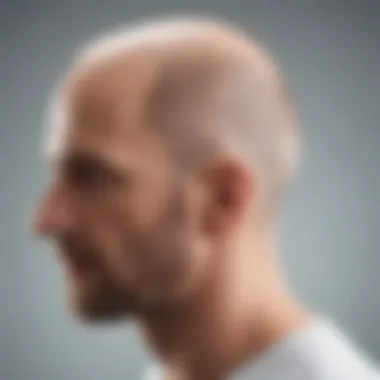 Scientific Mechanisms of Hair Loss Illustration depicting the scientific mechanisms of hair loss