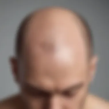 Psychological Impact of Hair Loss Diagram illustrating the psychological impact of hair loss conditions