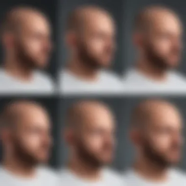 Treatment Options for Hair Loss Infographic showing treatment options for alopecia and male pattern baldness