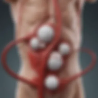Inflammation and Vascular Function Affected by Aspirin Diagram illustrating the relationship between inflammation and vascular function affected by aspirin