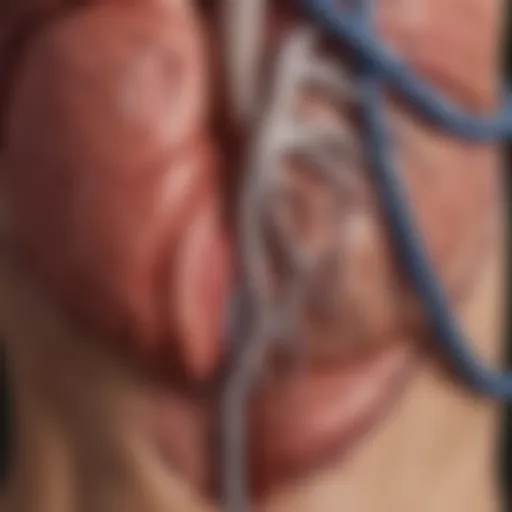 Diagram illustrating the physiological link between gastrointestinal health and cardiac function