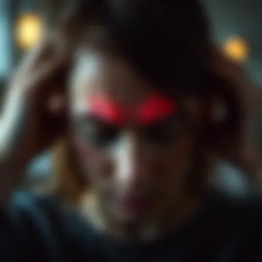 Artistic interpretation of headache experiences