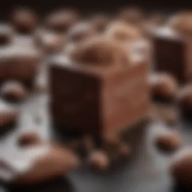 Biochemical Components of Chocolate Infographic illustrating the biochemical components of chocolate