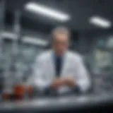 Robert Langer in a laboratory setting
