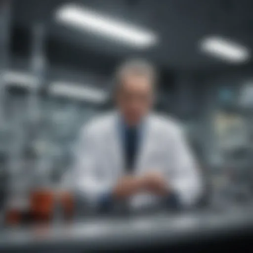 Robert Langer in a laboratory setting