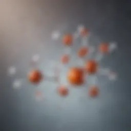 Molecular structure of amantadine showcasing its chemical composition