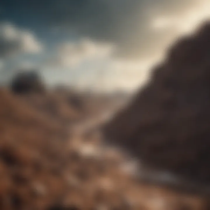 Soil degradation due to industrial waste