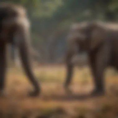 Diversity Among Elephant Species Diverse species of elephants in their natural habitats