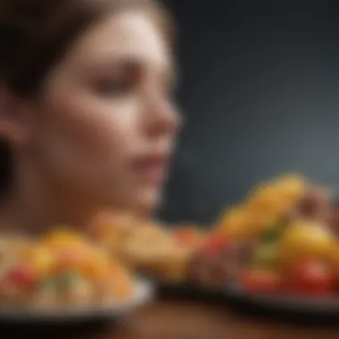 Emotional Spectrum Influenced by Diet An artistic representation of the emotional spectrum influenced by dietary choices.