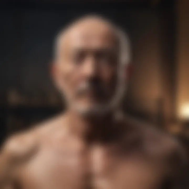 Historical depiction of ancient acupuncture practices