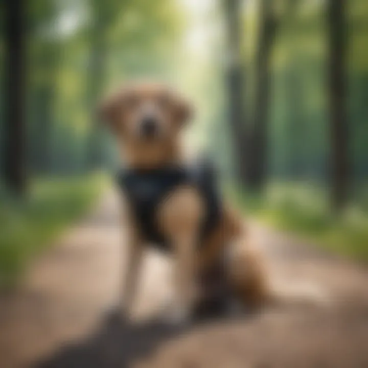 A demonstration of service dog training focused on seizure response.