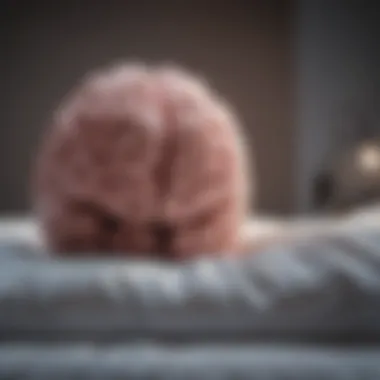 GABA's Impact on Brain Activity During Sleep Illustration depicting the impact of GABA on brain activity during sleep