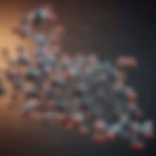 Chemical structure of GABA illustrating its role in neurotransmission