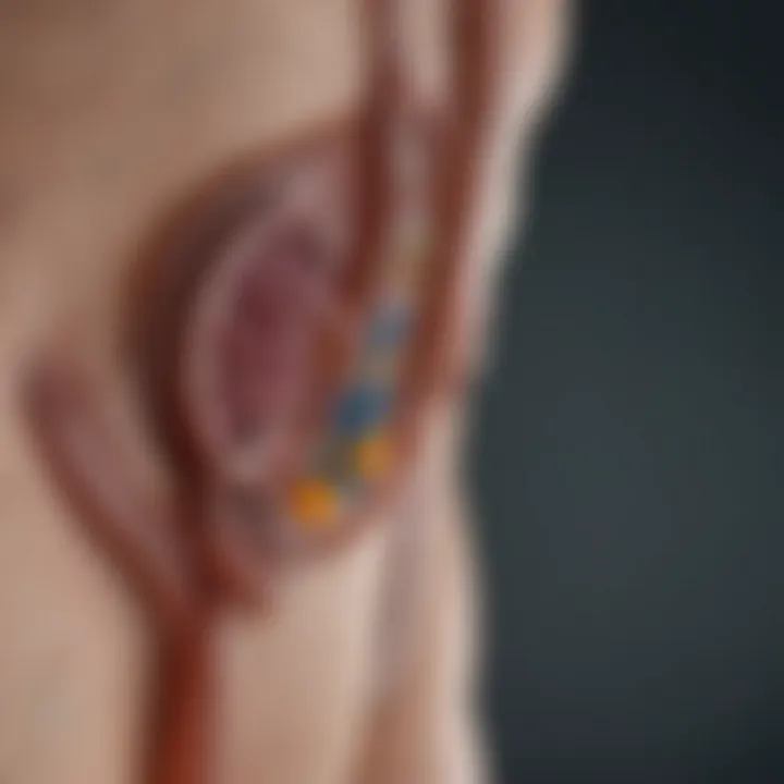 Conceptual depiction of natural remedies for UTIs