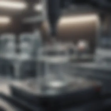 Liquid Centrifuge in Laboratory Visual representation of a liquid centrifuge in a laboratory setting