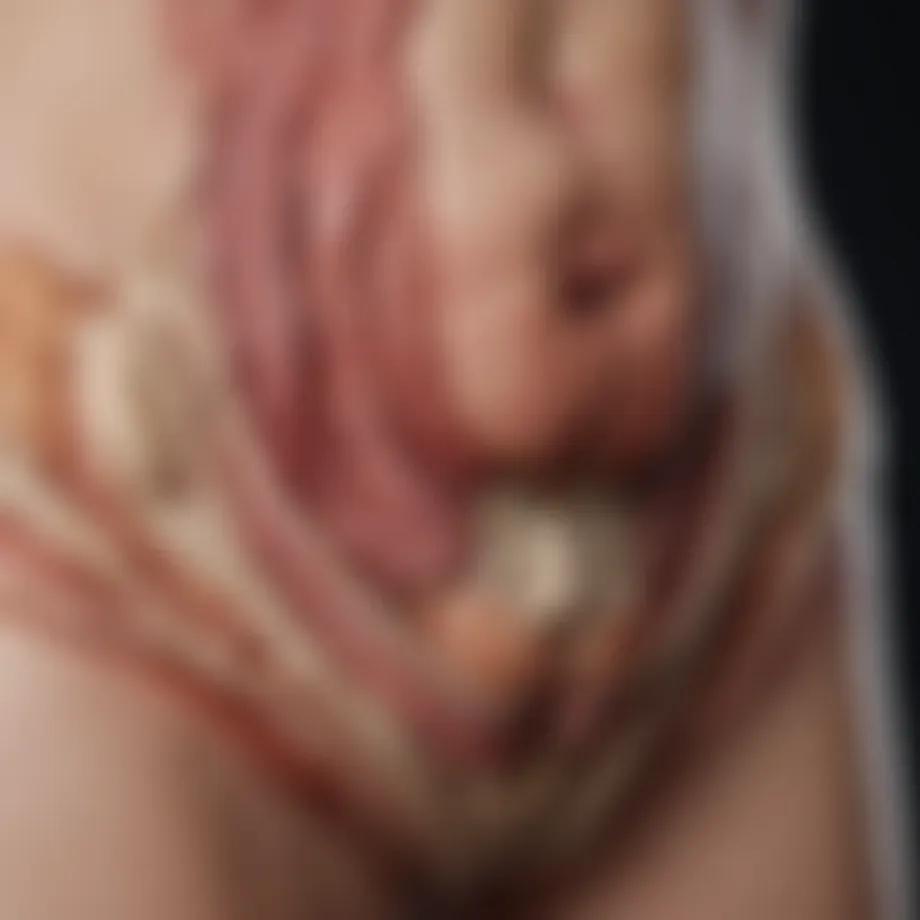 Illustration of the abdominal girdle highlighting its anatomical features