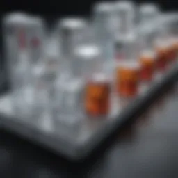 Visual representation of antibody self-testing kit components