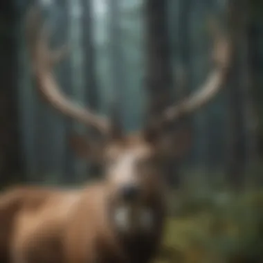 Genetic Factors Influencing Antler Characteristics Genetic variations observed in antler shapes and sizes across different deer species.