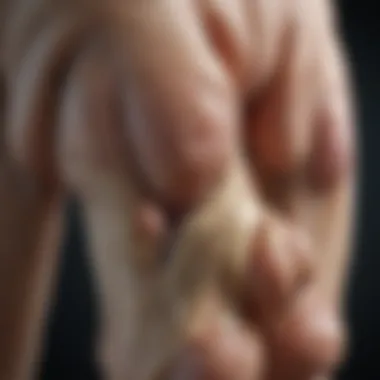 Illustration depicting types of arthritis deformities