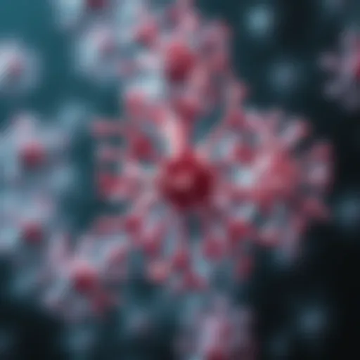 The Complexity of Autoantibodies Illustration depicting the complex structure of autoantibodies and their interaction with self-antigens.