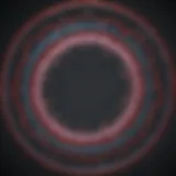 Illustration of circular RNA structure
