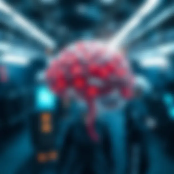 Futuristic depiction of DBS advancements and research trends