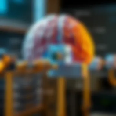 Graphical representation of DBS technology and its components