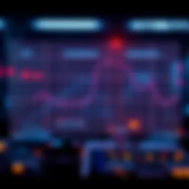 Graphical illustration of frequency response in EIS