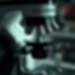 Detailed structure of an electron microscope