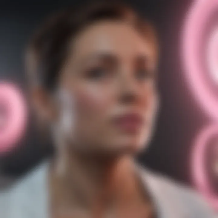 Infographic showcasing recent advancements in breast cancer research