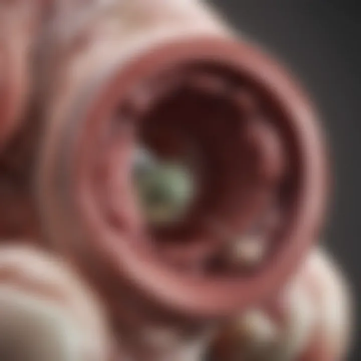 Illustration depicting the location of fibroids within the uterus