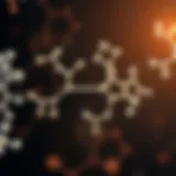 Illustration of flat molecular structures highlighting their two-dimensional characteristics