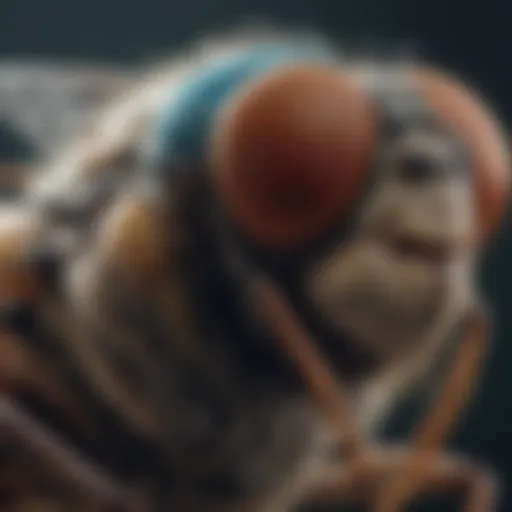 Detailed illustration of various fly predator species showcasing their morphological differences.