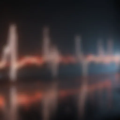 Electrocardiogram waveform illustrating heart electrical activity