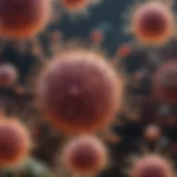 Visualization of the immune system's components