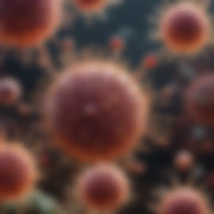 Visualization of the immune system's components