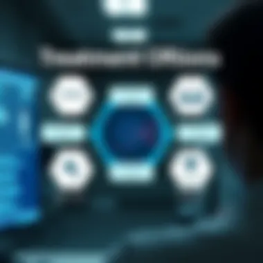 Infographic on optic tumor treatment options