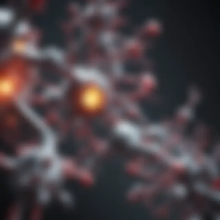 Diagram showing the molecular mechanism of retinoic acid signaling