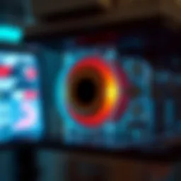 Conceptual illustration of retinal display technology