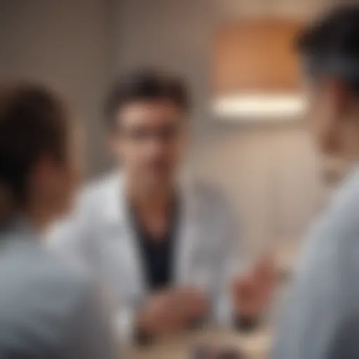 Urologist discussing HPV with patients