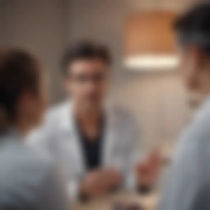 Urologist discussing HPV with patients