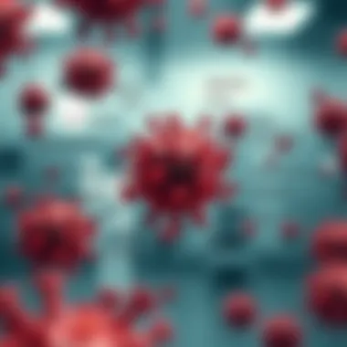 Diagram showing common infections associated with CVID