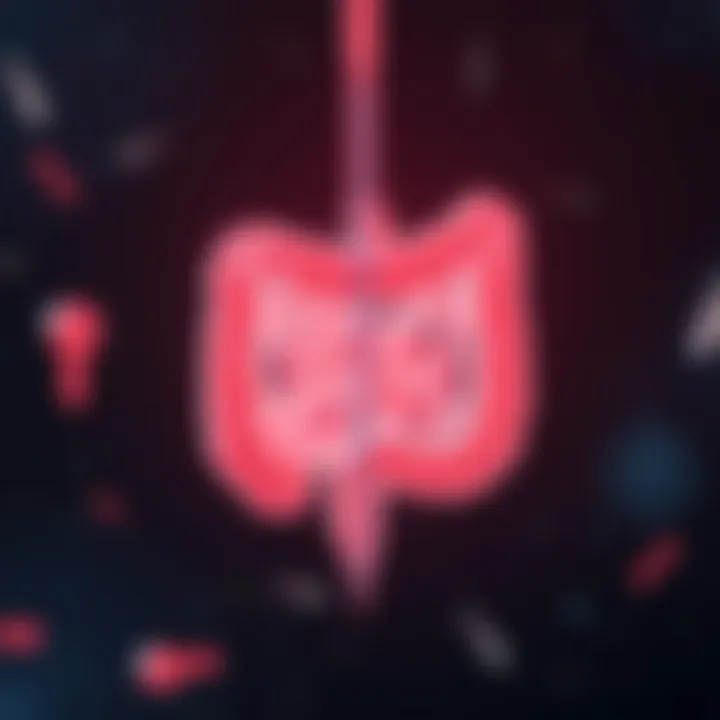 Graphical representation of gut microbiota before and after antibiotic treatment.