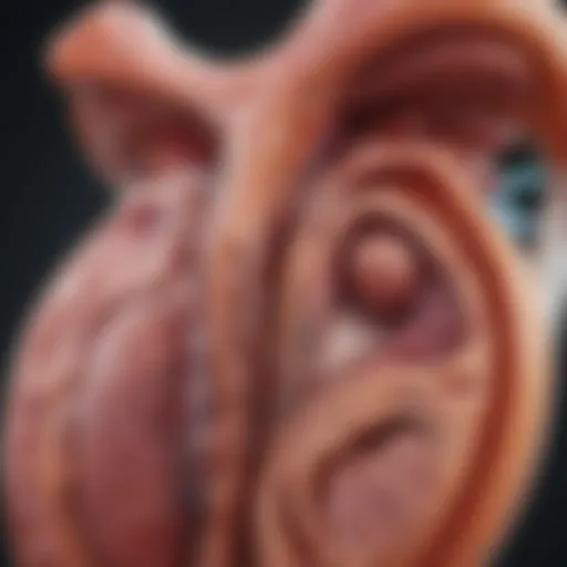 Detailed diagram of kidney anatomy
