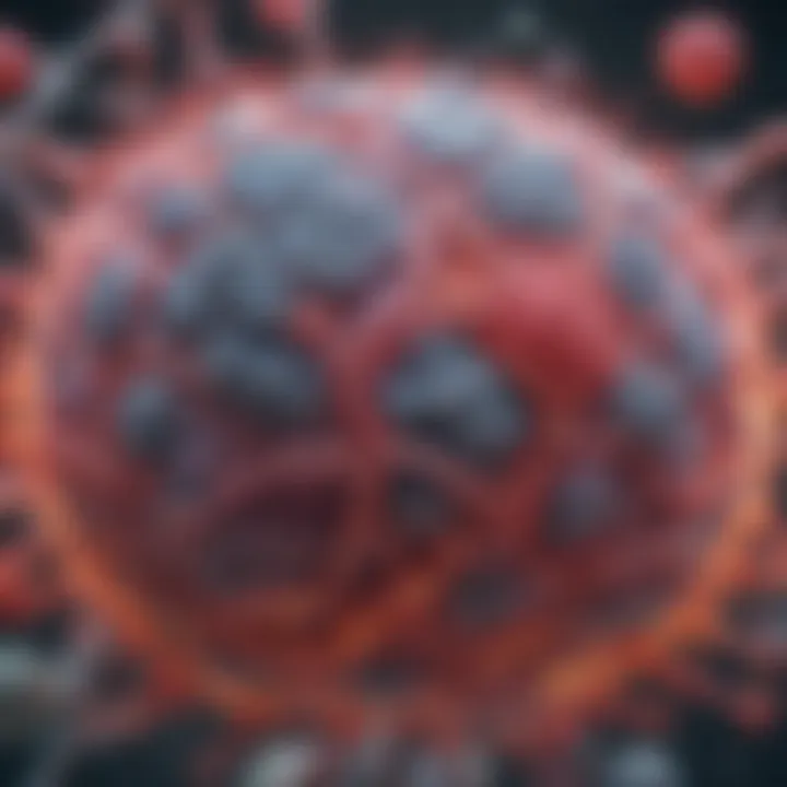 Diagram showing the biological mechanisms of metastasis