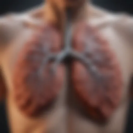 Illustration of lung health post-smoking