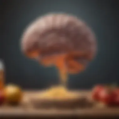 Depiction of brain activity related to eating behaviors