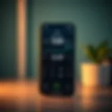 Visual representation of a mobile app interface for tracking blood pressure