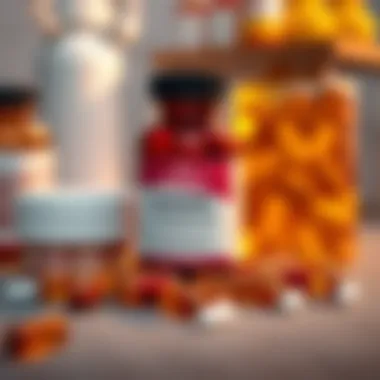 Illustration of essential vitamins for optimal health