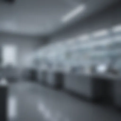 A research laboratory with advanced genetic testing equipment